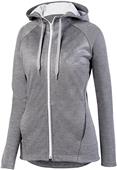 Augusta Ladies Zoe Tonal Heather Full Zip Hoodie Augusta Ladies Zoe Tonal Heather Full Zip Hoodie