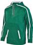 Augusta Adult Tonal Heather Hoodie (Purple,Black,Graphite,Purple,Silver,Navy Royal) DARK GREEN/WHITE Primary