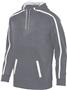 Augusta Adult Tonal Heather Hoodie (Purple,Black,Graphite,Purple,Silver,Navy Royal) GRAPHITE/WHITE Primary