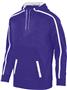 Augusta Adult Tonal Heather Hoodie (Purple,Black,Graphite,Purple,Silver,Navy Royal) PURPLE/WHITE Primary