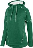 Augusta Ladies Zoe Tonal Heather Hoodie 5556 Augusta Ladies Zoe Tonal Heather Hoodie 5556