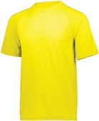 Holloway Adult Youth Swift Wicking Shirt 222551 BRIGHT YELLOW Primary