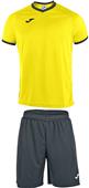 Joma Academy T-Shirt & Shorts Strip Soccer Set Joma Academy T-Shirt & Shorts Strip Soccer Set
