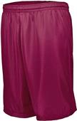 Augusta Adult Longer Length Tricot Mesh 9" Shorts No Pockets 1848