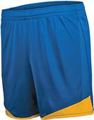 5.5" Ladies Medium Royal/Gold Stamford Soccer Shorts No Pockets 325442