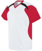 High Five Tempest Athletic Jerseys WHITE/SCARLET/BLACK Primary