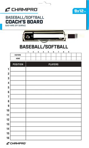 Carnet De Scores Officiel Baseball/Softball Champro - Tenue Des Scores