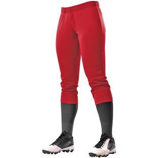 red girls softball pants