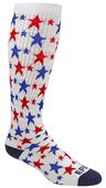 LOTS-OF-STARS Cute Novelty Fun Design Knee-High Socks (1-Pair) "Sizes may be Mislabeled"