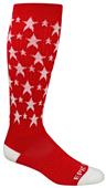 LOTS-OF-STARS Cute Novelty Fun Design Knee-High Socks (1-Pair) "Sizes may be Mislabeled"