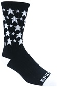 LOTS-OF-STARS Cute Novelty Fun Design Crew-Socks (1-Pair)