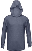 Baw Adult/Youth Xtreme-Tek Long Sleeve Hoodie HEATHER NAVY Primary