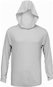 Baw Adult/Youth Xtreme-Tek Long Sleeve Hoodie SILVER Primary