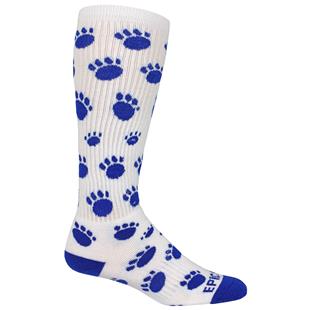 ANIMAL PAW TRACKS - Cute Novelty Fun Design Kneehigh/OTC Socks PAIR