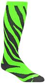 ZEBRA STRIPES - Cute Novelty Fun Design Kneehigh/OTC Socks PAIR