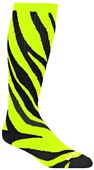 ZEBRA STRIPES - Cute Novelty Fun Design Kneehigh/OTC Socks PAIR