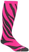 ZEBRA STRIPES - Cute Novelty Fun Design Knee-High Socks (1-Pair)