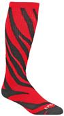 ZEBRA STRIPES - Cute Novelty Fun Design Knee-High Socks (1-Pair)