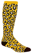 LEOPARD SPOTS - Cute Novelty Fun Design Kneehigh/OTC Socks PAIR