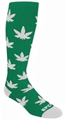 WEED FOR ALL - Cute Novelty Fun Design Knee-High Socks (1-Pair)