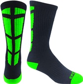 FRONTCOURT BACK CALF DESIGN - Cute Novelty Fun Design Crew-Socks (1-Pair)