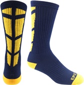 FRONTCOURT BACK CALF DESIGN - Cute Novelty Fun Design Crew-Socks (1-Pair)