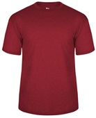 Badger Tri-Blend Short Sleeve Tee Adult & Youth RED Primary