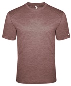 Badger Tri-Blend Short Sleeve Tee Adult & Youth MAROON HEATHER Primary