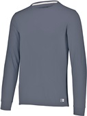 Russell Adult Essential Long Sleeve Tee BLACK HEATHER Primary