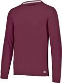 Russell Adult Essential Long Sleeve Tee MAROON Primary