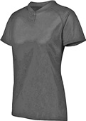 Augusta Ladies Attain Two-Button Softball Jersey