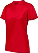 Augusta Ladies Attain Two-Button Softball Jersey