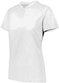 Augusta Ladies Attain Two-Button Softball Jersey