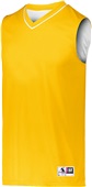 Augusta Adult/Youth Reversible Basketball Jersey Outside: GOLD, Inside: WHITE Primary