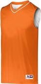 Augusta Adult/Youth Reversible Basketball Jersey Outside: ORANGE, Inside: WHITE Primary