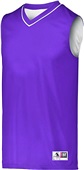 Augusta Adult/Youth Reversible Basketball Jersey Outside: PURPLE, Inside: WHITE Primary