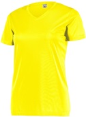 Augusta Ladies Attain Set-In Sleeve Wicking Tee 4792 ELECTRIC YELLOW Primary