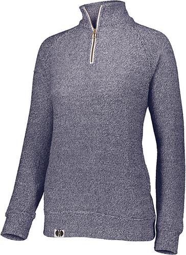 Holloway Ladies Cuddly 1/4 Zip Pullover 222766. Decorated in seven days or less.