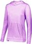 Womens Kangaroo Pocket Heather Hoodie LIGHT LAVENDER Primary
