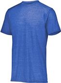 Augusta Adult Youth Tri-Blend Sports Tee ROYAL HEATHER Primary