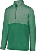 Adult Heather Half Zip Pocketed Pullover (Black,Forest,Maroon,Navy,Royal,Red,Silver)