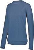 Augusta Ladies Zoe Tonal Heather Pullover 5575 NAVY Primary