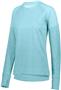 Augusta Ladies Zoe Tonal Heather Pullover 5575 AQUA Primary