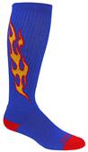 FLAME - Cute Novelty Fun Design Kneehigh/OTC Socks PAIR