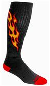 FLAME - Cute Novelty Fun Design Knee-High Socks (1-Pair)