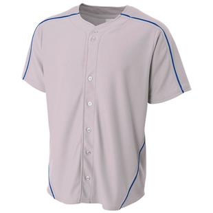 Nike Adult MLB Dri-Fit Full Button Jersey N140 / Ny40 Tampa Bay Rays Blue