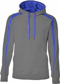 A4 Adult/Youth Spartan Fleece Hoodie GRAPHITE/ROYAL Primary