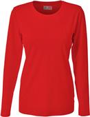 A4 Spike Long Sleeve Volleyball Jersey Women Girls SCARLET Primary