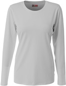 A4 Spike Long Sleeve Volleyball Jersey Women Girls SILVER Primary