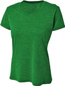 A4 Womens Inspire Tonal Space Dye Performance Tee